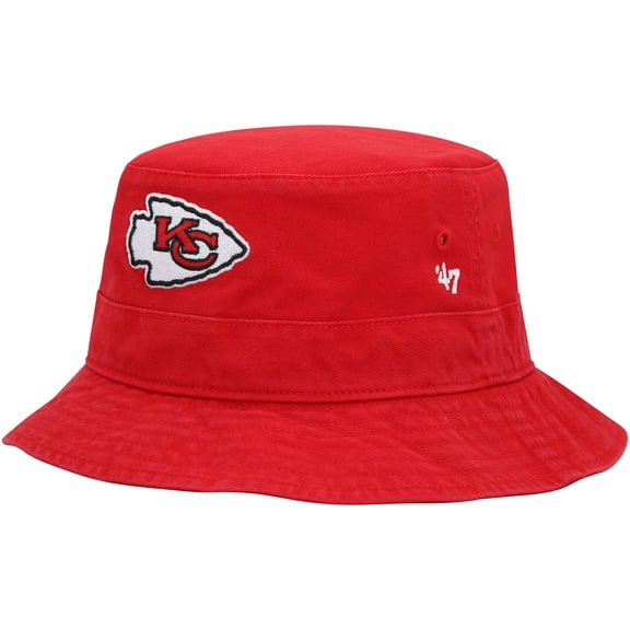 Men's '47 Red Kansas City Chiefs Primary Bucket Hat