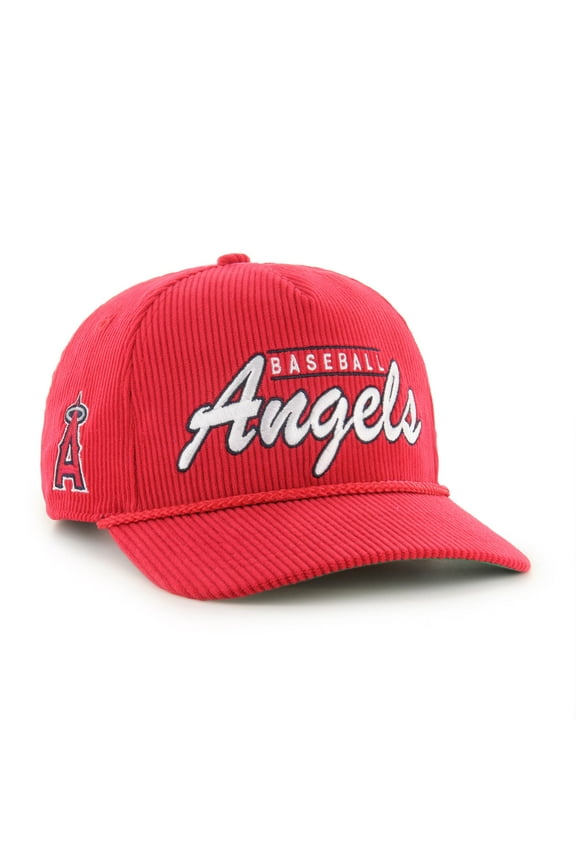 Men's '47 Red Los Angeles Angels Corduroy Hitch Adjustable Hat