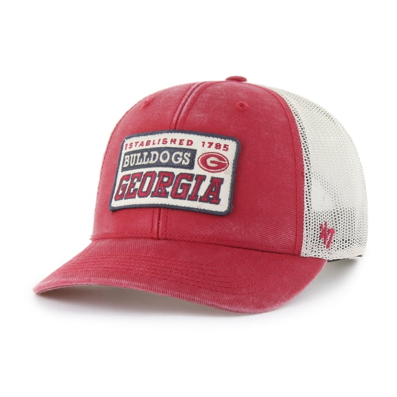 Men's '47  Red/Natural Georgia Bulldogs Canteen Adjustable Trucker Hat