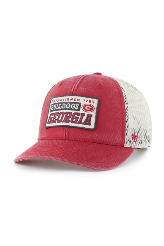 Men's '47  Red/Natural Georgia Bulldogs Canteen Adjustable Trucker Hat