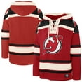 thumbnail image 1 of Men's '47 Red New Jersey Devils  Big & Tall Superior Lacer Fleece Pullover Hoodie, 1 of 3