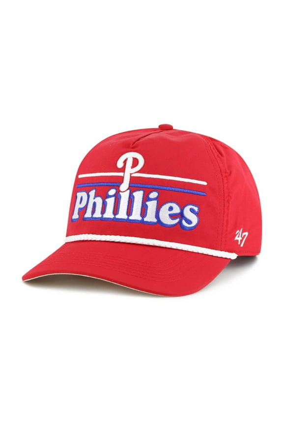 Men's '47 Red Philadelphia Phillies Campscape Hitch Adjustable Hat