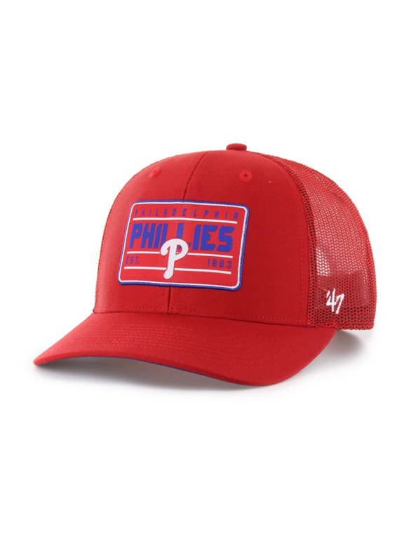 Men's '47 Red Philadelphia Phillies Hardline Trucker Adjustable Hat