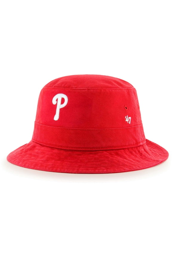 Men's '47 Red Philadelphia Phillies Primary Bucket Hat