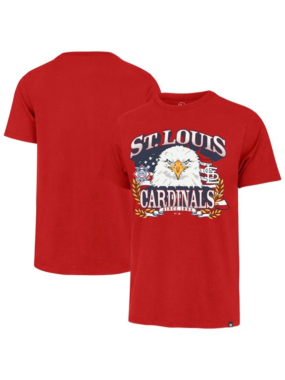 Men's '47 Red St. Louis Cardinals Americana Eagle T-Shirt