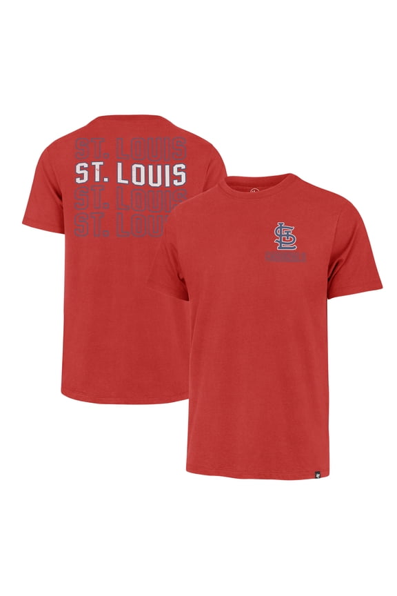 Men's '47 Red St. Louis Cardinals Hang Back Franklin T-Shirt