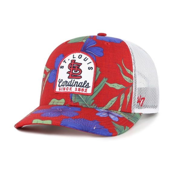 Men's '47 Red St. Louis Cardinals Beachside Adjustable Trucker Hat