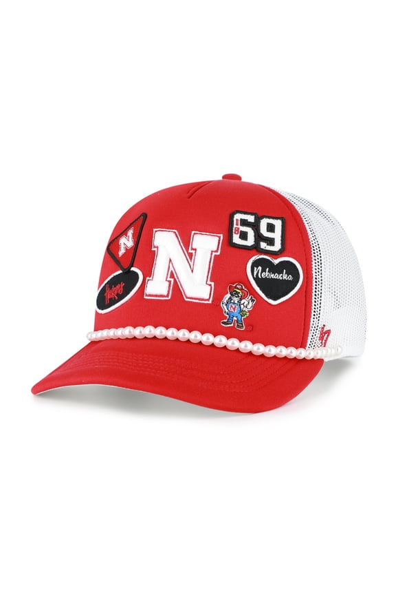 Men's '47 Red/White Nebraska Huskers Rally On Hitch Adjustable Hat