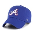 thumbnail image 1 of Men's '47 Royal Atlanta Braves 2023 City Connect Clean Up Adjustable Hat, 1 of 2