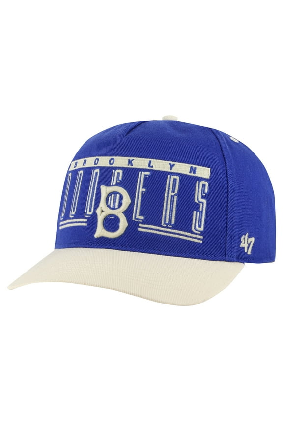Men's '47 Royal Brooklyn Dodgers Double Headed Baseline Hitch Adjustable Hat