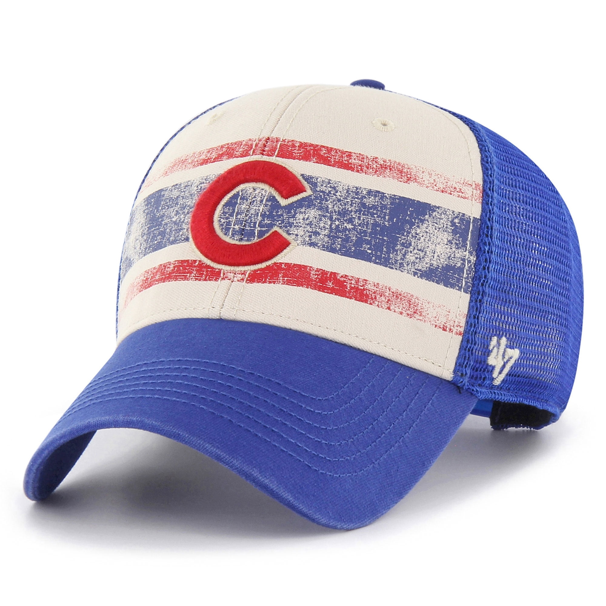 Men's '47 Royal Chicago Cubs Breakout MVP Trucker Adjustable Hat ...