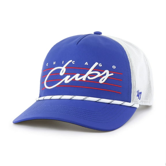 Men's '47 Royal Chicago Cubs Brrr Downburst Mesh Hitch Adjustable Hat