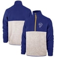 thumbnail image 1 of Men's '47 Royal/Cream Los Angeles Rams Colorblock Kodiak Half-Zip Jacket, 1 of 4