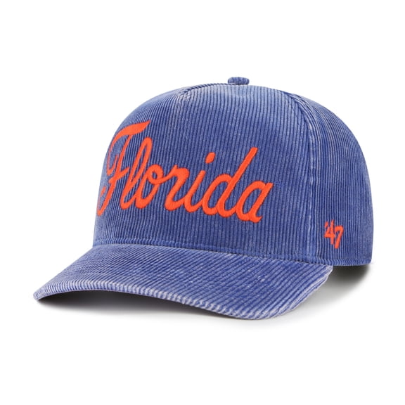 Men's '47 Royal Florida Gators Reclaim Snow Wash Corduroy Hitch Adjustable Hat