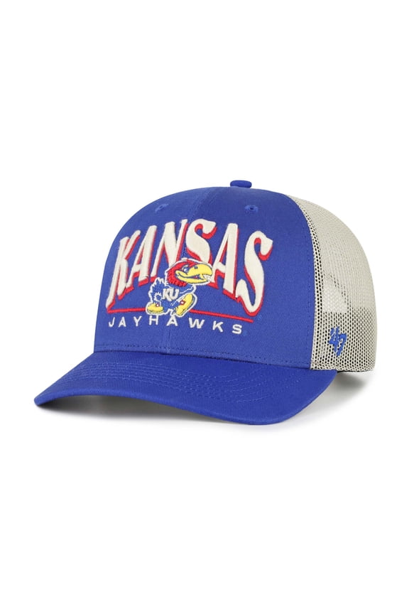 Men's '47 Royal Kansas Jayhawks Arid Adjustable Trucker Hat