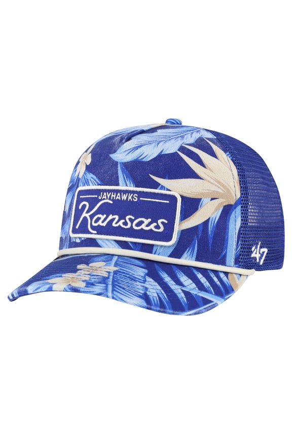 Men's '47 Royal Kansas Jayhawks Tropicalia Hitch Adjustable Hat