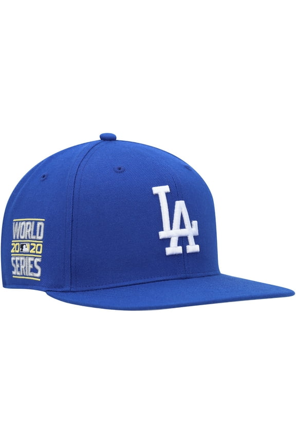 Men's '47 Royal Los Angeles Dodgers 2020 World Series Sure Shot Captain Snapback Hat