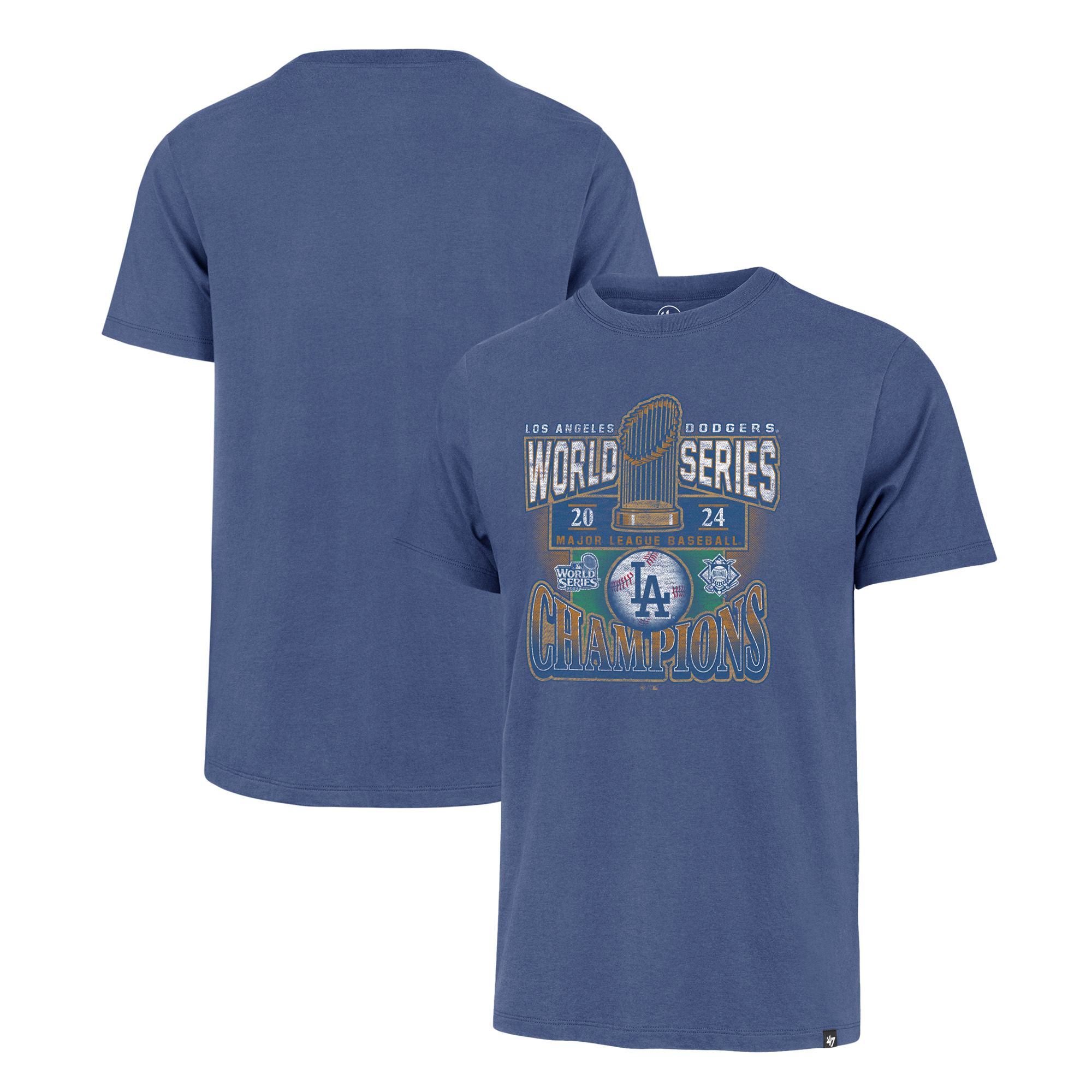 Men's '47 Royal Los Angeles Dodgers 2024 World Series Champions Trophy