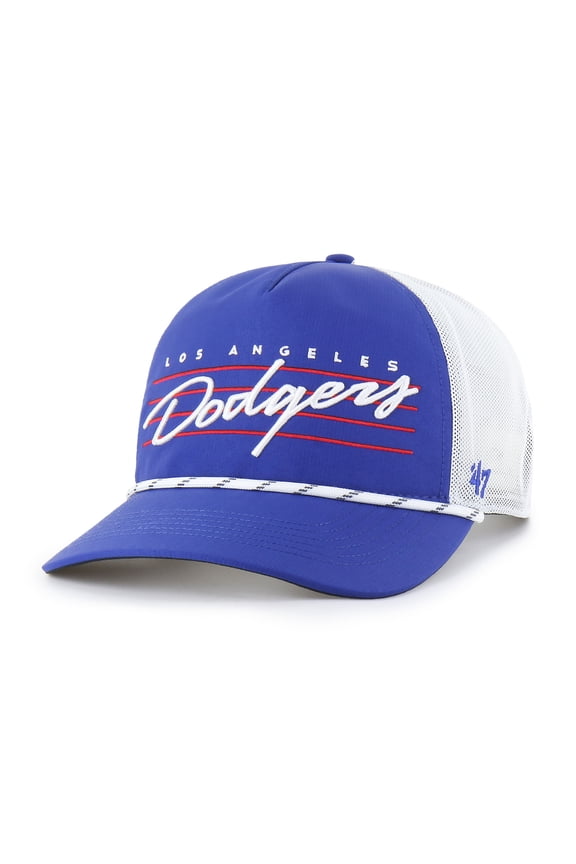 Men's '47 Royal Los Angeles Dodgers Brrr Downburst Mesh Hitch Adjustable Hat
