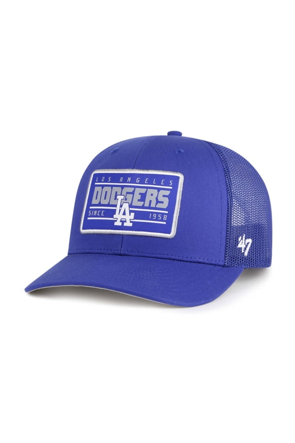 Men's '47 Royal Los Angeles Dodgers Hardline Trucker Adjustable Hat