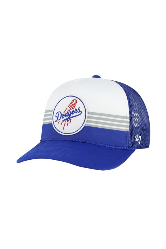 Men's '47 Royal Los Angeles Dodgers Lift Off Foam Front Mesh Trucker Adjustable Hat