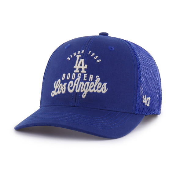 Men's '47 Royal Los Angeles Dodgers Pitstop Trucker Adjustable Hat