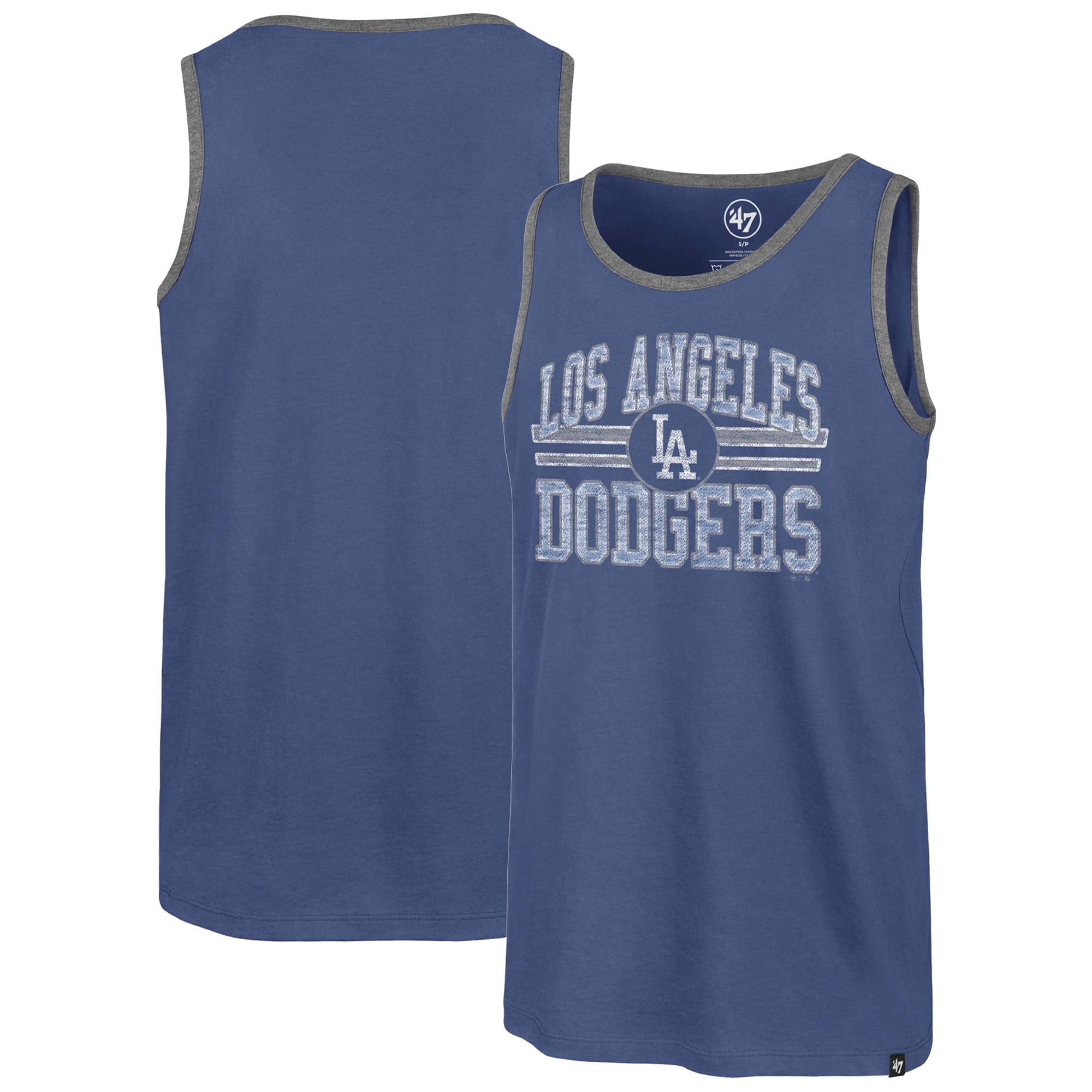 Los Angeles Dodgers タンクトップ Men's '47 Royal Los Angeles Dodgers Winger Franklin Tank Top