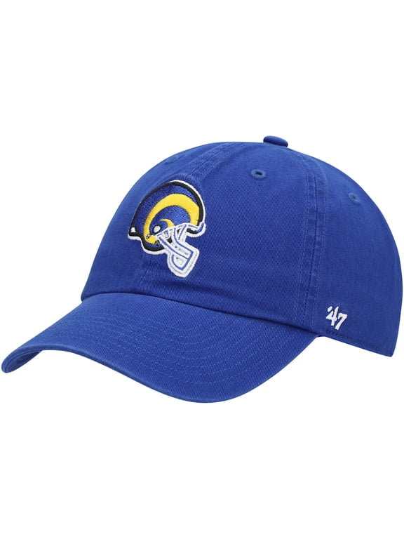 Men's '47 Royal Los Angeles Rams Clean Up Adjustable Hat