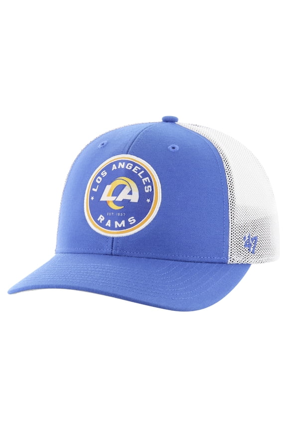 Men's '47 Royal Los Angeles Rams Disclose Trophy Stretch Fit Hat