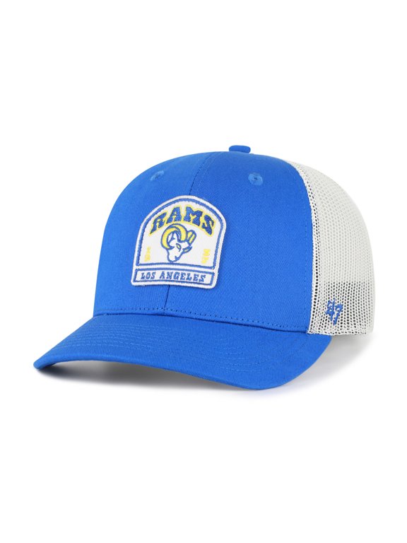 Men's '47 Royal Los Angeles Rams Headstone Trucker Adjustable Hat