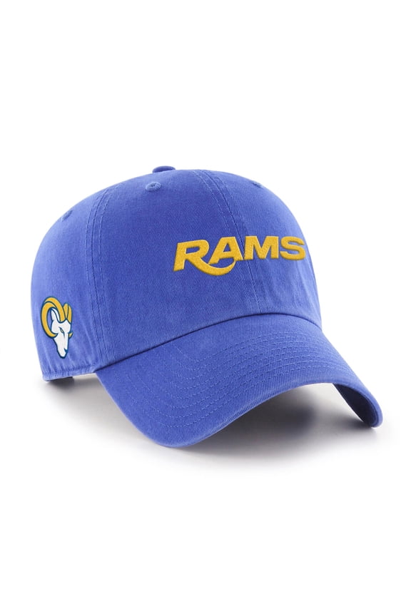 Men's '47 Royal Los Angeles Rams Script Clean Up Adjustable Hat