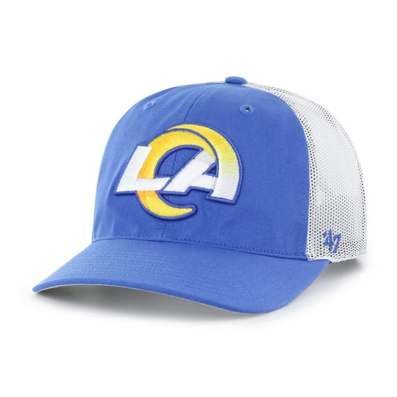 Men's '47 Royal Los Angeles Rams Unstructured Trucker Adjustable Hat