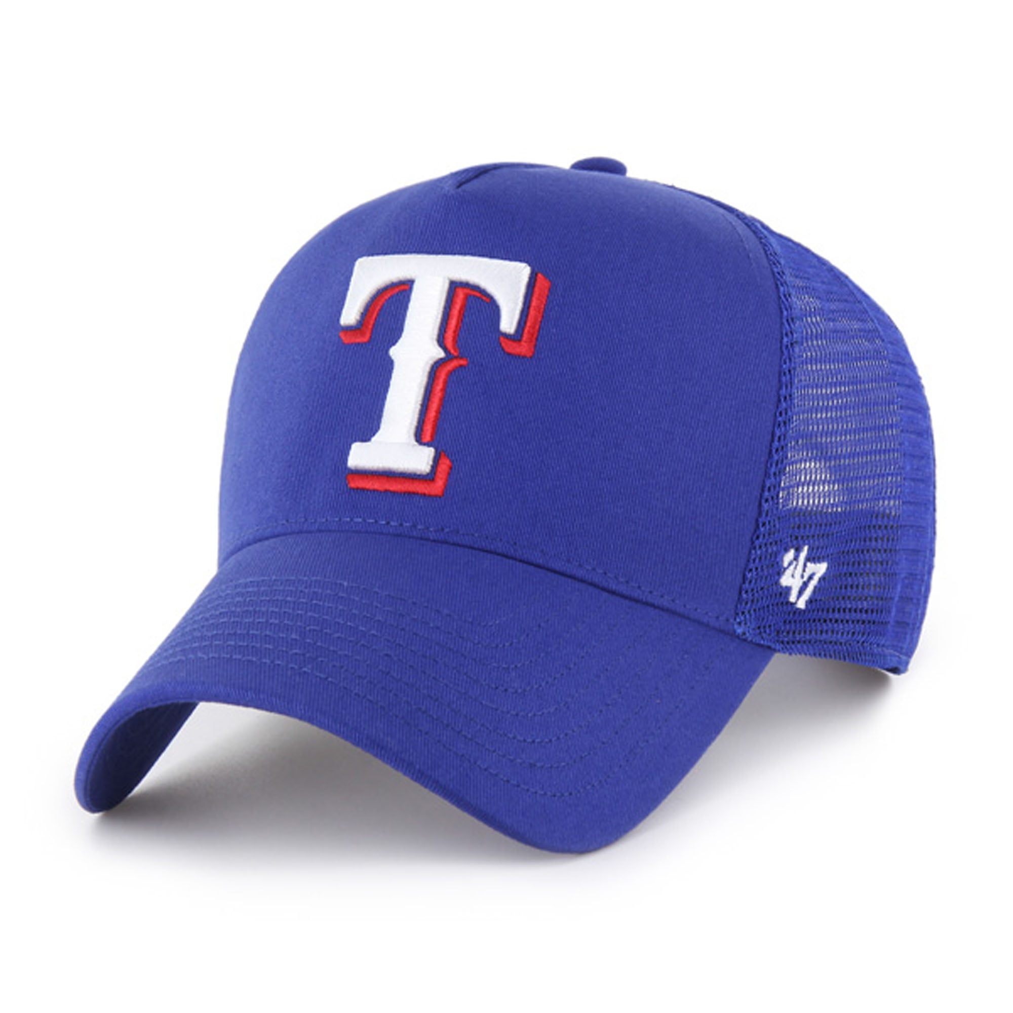Men's '47 Royal Texas Rangers Ballpark Offside Adjustable Trucker Hat