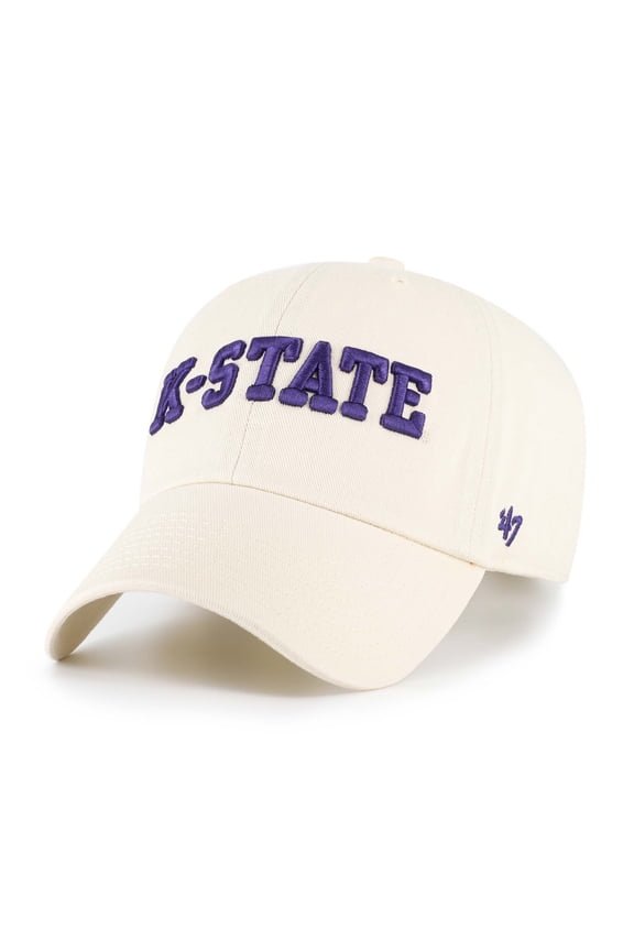 Men's '47 Sand Kansas State Wildcats Vault Clean Up Adjustable Hat