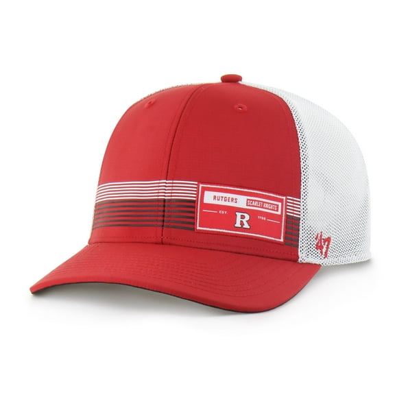 Men's '47 Scarlet Rutgers Scarlet Knights Rangefinder brrr Trucker Adjustable Hat