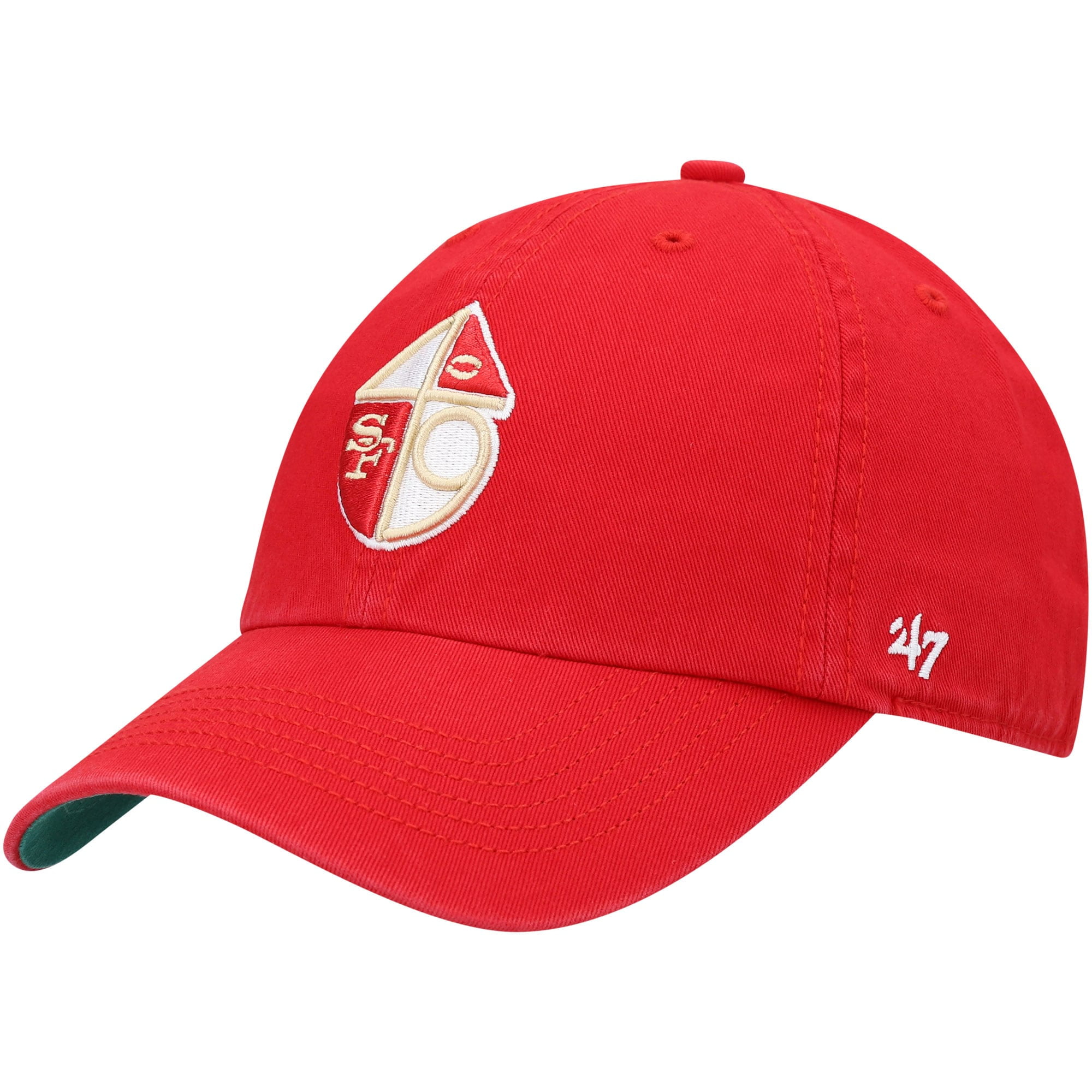 Men's '47 Scarlet San Francisco 49ers Legacy Franchise Fitted Hat ...
