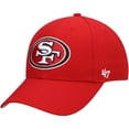 thumbnail image 1 of Men's '47 Scarlet San Francisco 49ers Logo MVP Adjustable Hat, 1 of 4