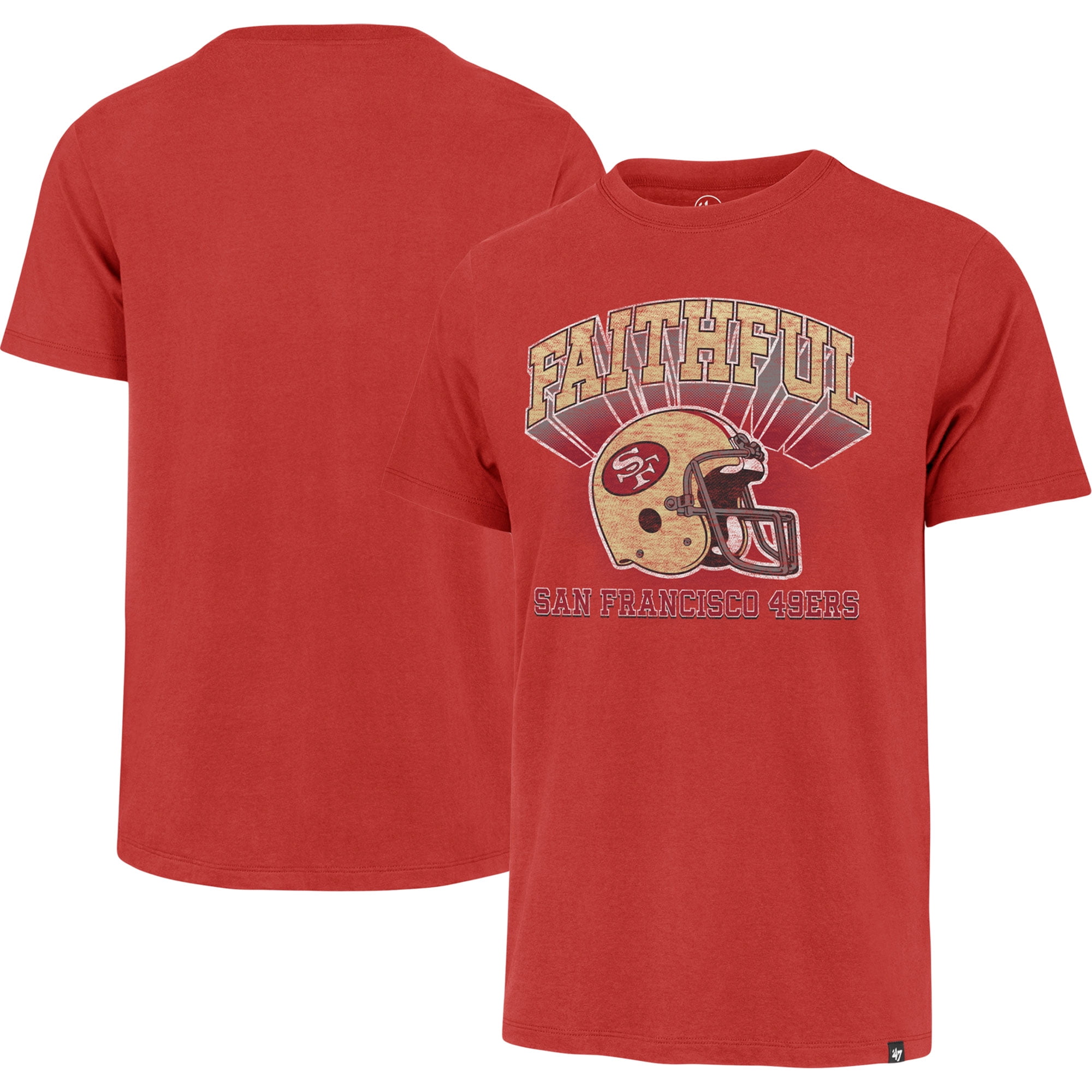 Men's '47 Scarlet San Francisco 49ers Regional Franklin T-Shirt ...