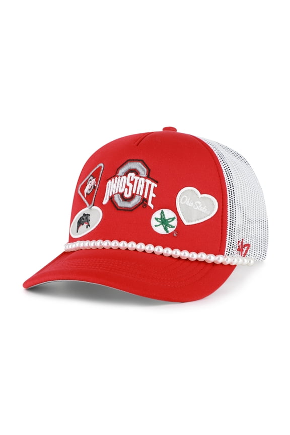 Men's '47  Scarlet/White Ohio State Buckeyes Rally On Hitch Adjustable Hat