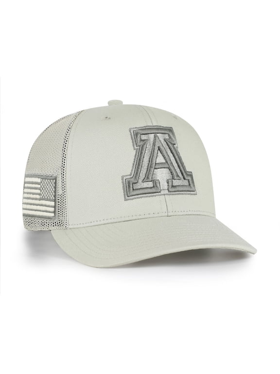 Men's '47 Stone Arizona Wildcats Operation Hat Trick Adjustable Trucker Hat