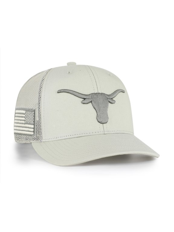 Men's '47 Stone Texas Longhorns Operation Hat Trick Adjustable Trucker Hat
