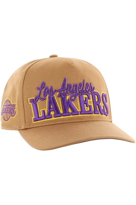 Men's '47 Tan Los Angeles Lakers Barnes Hitch Adjustable Hat
