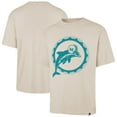 thumbnail image 1 of Men's '47 Tan Miami Dolphins Bouldering Imprint Ravine Foundation Throwback T-Shirt, 1 of 3