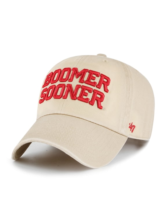 Unisex '47 Oklahoma Sooners Tan Clean Up Adjustable Hat