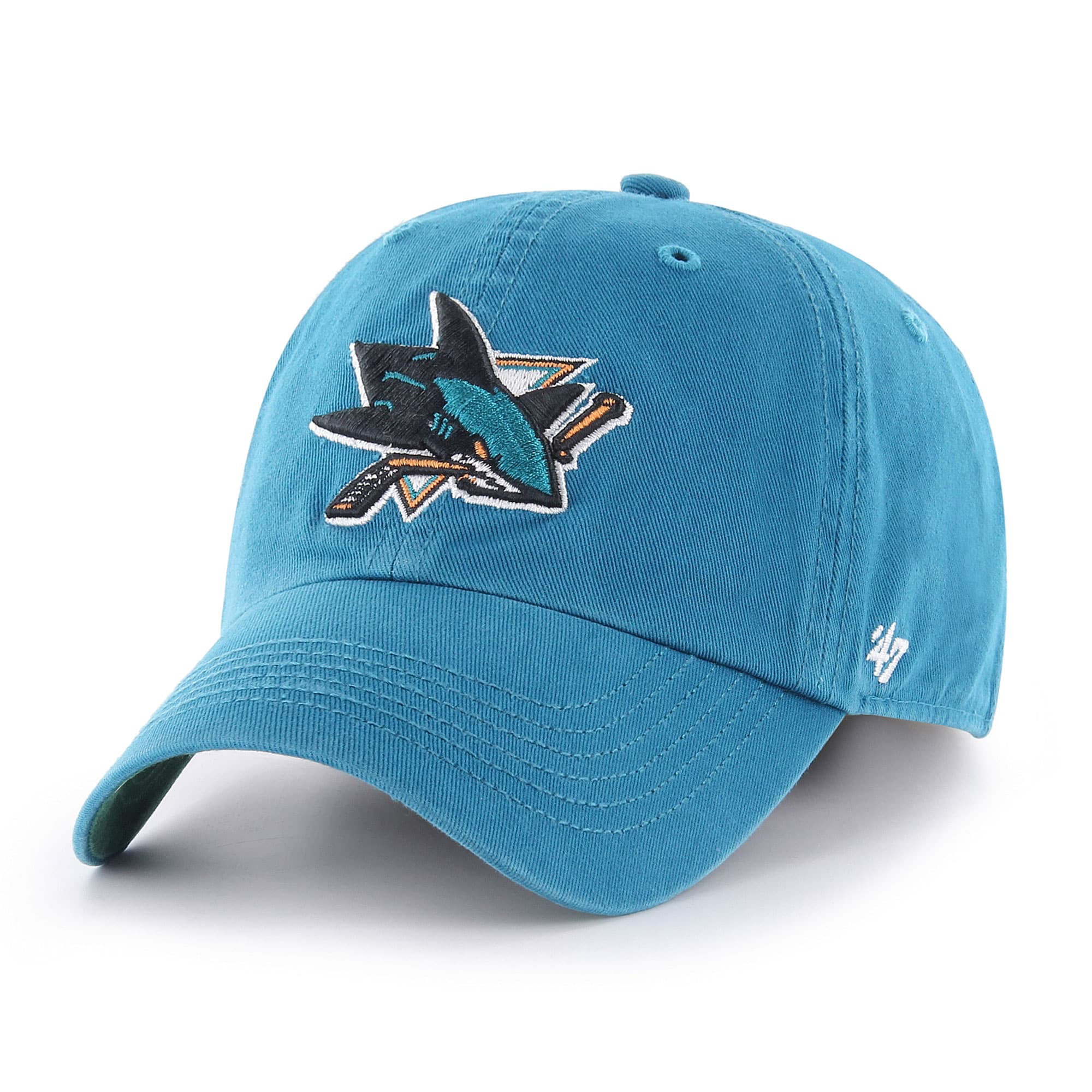 Men's '47 Teal San Jose Sharks Franchise Fitted Hat 
