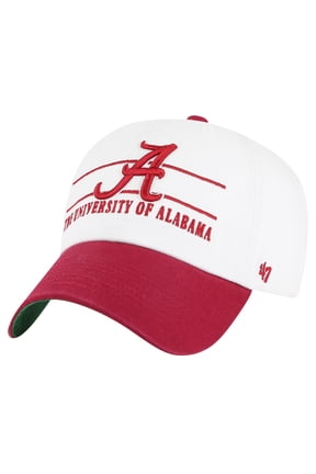 Men's '47 White Alabama Crimson Tide Gridiron Clean Up Adjustable Hat