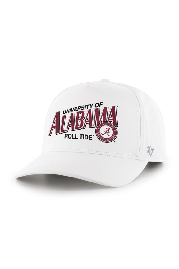 Men's '47 White Alabama Crimson Tide Relaxed Fit Hitch Adjustable Hat
