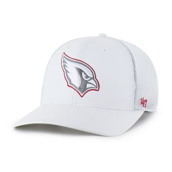 Men's '47 White Arizona Cardinals Snowball Trophy Stretch Fit Hat