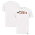 thumbnail image 1 of Men's '47 White Atlanta Falcons Flag Script Franklin T-Shirt, 1 of 3