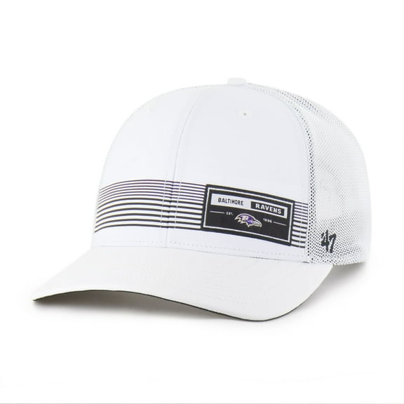 Men's '47 White Baltimore Ravens Rangefinder Trucker Adjustable Hat